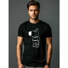 Футболка Chill Guy, размер XXXL / 54 - 56, черный Нет бренда