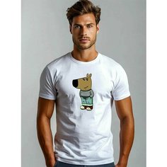 Футболка Chill Guy, размер XXXL / 54 - 56, белый Нет бренда
