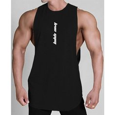 Майка спортивная Live gym, размер L, черный (200) Нет бренда