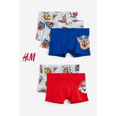 Трусы H&M, размер 134/140/8-10 лет, голубой, красный, синий