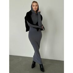 Платье EMBERENS Осень-зима 2024, размер M, серый