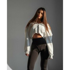 Худи DESIRE EXCELLENCE PATTERN, размер OverSize, , белый