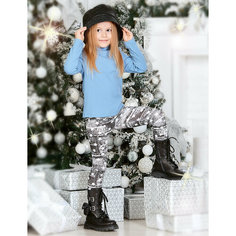 Водолазка KETMIN детская лапша в рубчик школьная, размер 140, голубой