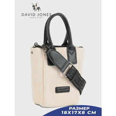 Сумка кросс-боди DAVID JONES, светло-бежевый Без бренда