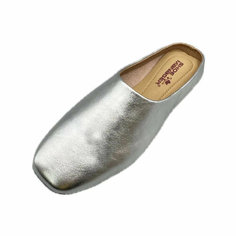 Шлепанцы BODIESS, размер 35, серебряный