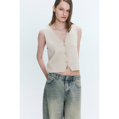 Жилет Befree, размер L, светло-бежевый