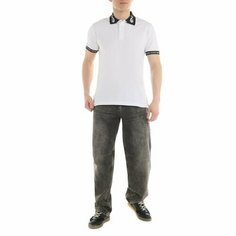Поло Versace Jeans Couture, размер 3XL, белый