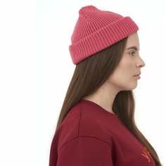 Шапка бини Check Ya Head 1620 для мужчин и женщин, размер OneSize, брусничный