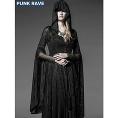 Платье PUNKRAVE Осень-зима 2024, размер M-L, черный