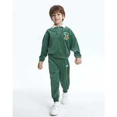 Брюки спортивные Gloria Jeans, размер 2-4г/98-104, зеленый