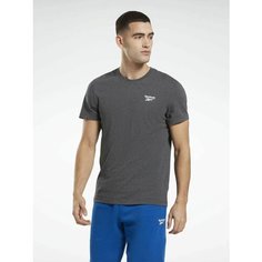 Футболка спортивная Reebok Ri Left Chest Logo Tee, 1 шт., размер L INT, серый