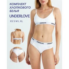 Комплект нижнего белья UNDERLOVE, размер S, белый