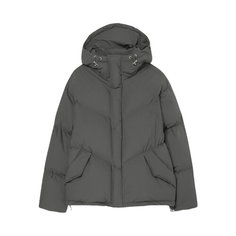 Пуховик After Pray Shell Hoody Puffer, размер L, серый