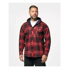 Рубашка , размер XXXL, красный/черный Без бренда
