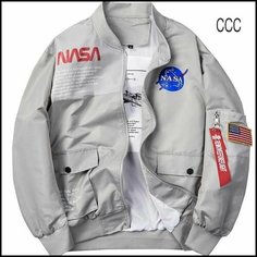 Куртка NASA NASA, размер L, серый