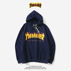 Толстовка THRASHER, размер 3XL, , лиловый, фуксия