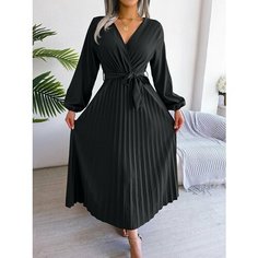 Платье Весна-лето 2023, размер XL, black Нет бренда