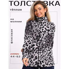 Толстовка Надежда, размер 52, , леопард