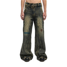 Джинсы клеш NO/FAITH STUDIOS OG Wave Denim, размер L, cиний