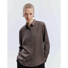 Рубашка Gloria Jeans GJ BLACK, размер XS (38-40), коричневый