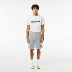 Шорты спортивные LACOSTE, размер T3, серый/серый