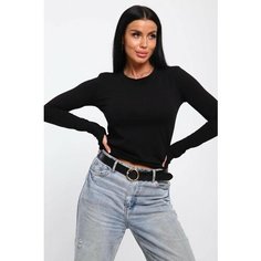 Лонгслив Натали, размер 50, , черный, Черный Natali