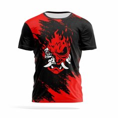 Футболка PANiN Brand, размер XXL, красный, бордовый, черный