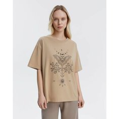 Футболка Gloria Jeans, размер XS (38-40), бежевый