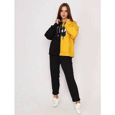 Костюм спортивный Fashion Margo, размер 52, горчичный