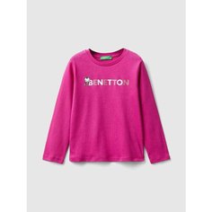 Лонгслив UNITED COLORS OF BENETTON, размер 90, фиолетовый