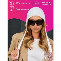 Шапка OSTA OS8-SH1-005 для женщин, размер 56-58, белый