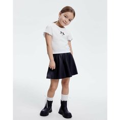 Футболка Gloria Jeans, размер 4-6л/116, молочный