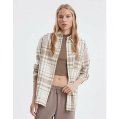 Рубашка Gloria Jeans, размер XL (52-54), бежевый, мультиколор