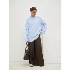 Свитер TANIKA, размер oversize, , голубой