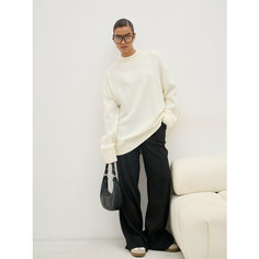 Свитер TANIKA, размер oversize, , молочный