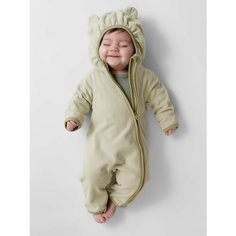 Комбинезон Happy Baby, открытая стопа, размер 80-86, фисташка