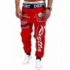 Брюки спортивные , размер 4XL, красный, черный, белый Нет бренда
