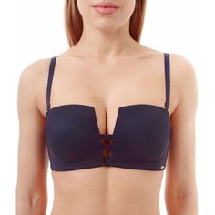 Бюстгальтер Coquette Revue SKIN, размер 70E, темно-синий