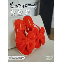 Тапочки Smile of Milady, размер 36/37, красный