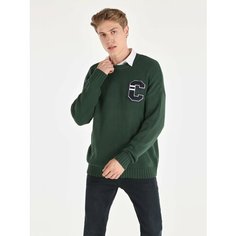 Джемпер COLINS, размер S, , зеленый