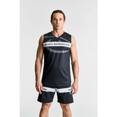 Майка спортивная Barracuda, размер XXL, черный, белый