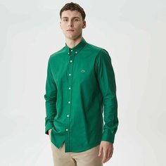 Рубашка LACOSTE, размер T39, зелeный