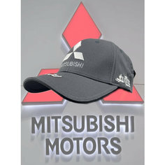 Бейсболка Mitsubishi Бейсболка МИТСУБИСИ кепка MITSUBISHI для мужчин, размер 55-58, gray