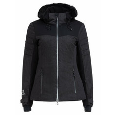Куртка спортивная EA7 EMPORIO ARMANI, размер XL, серый/черный