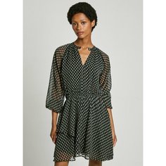 Платье Pepe Jeans Осень-зима 2024, размер XS, brown