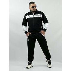 Костюм спортивный , размер M, черный Нет бренда