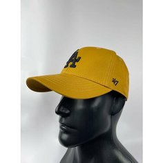 Бейсболка 47 Brand Бейсболка мужская женская НЮ, ЛА для мужчин и женщин, размер 56-58, горчичный