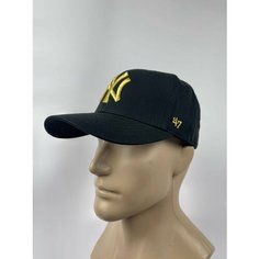 Бейсболка 47 Brand Бейсболка мужская женская НЮ, ЛА для мужчин и женщин, размер 56-58, черный