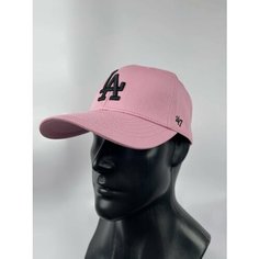 Бейсболка 47 Brand Бейсболка мужская женская НЮ, ЛА для мужчин и женщин, размер 56-58, розовый