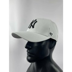 Бейсболка 47 Brand Бейсболка мужская женская НЮ, ЛА для мужчин и женщин, размер 56-58, белый